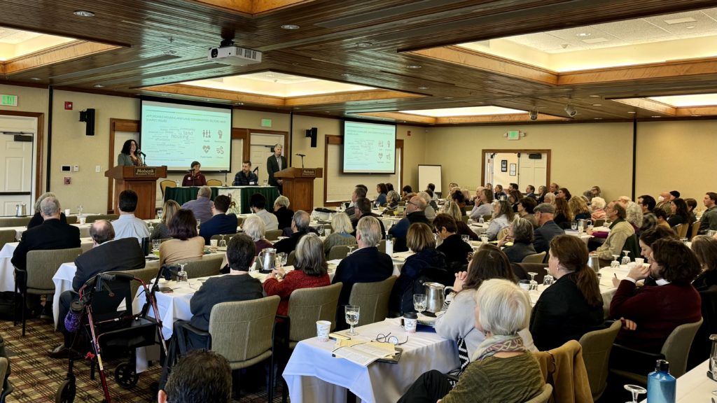Crowd in Mohonk Conference Center